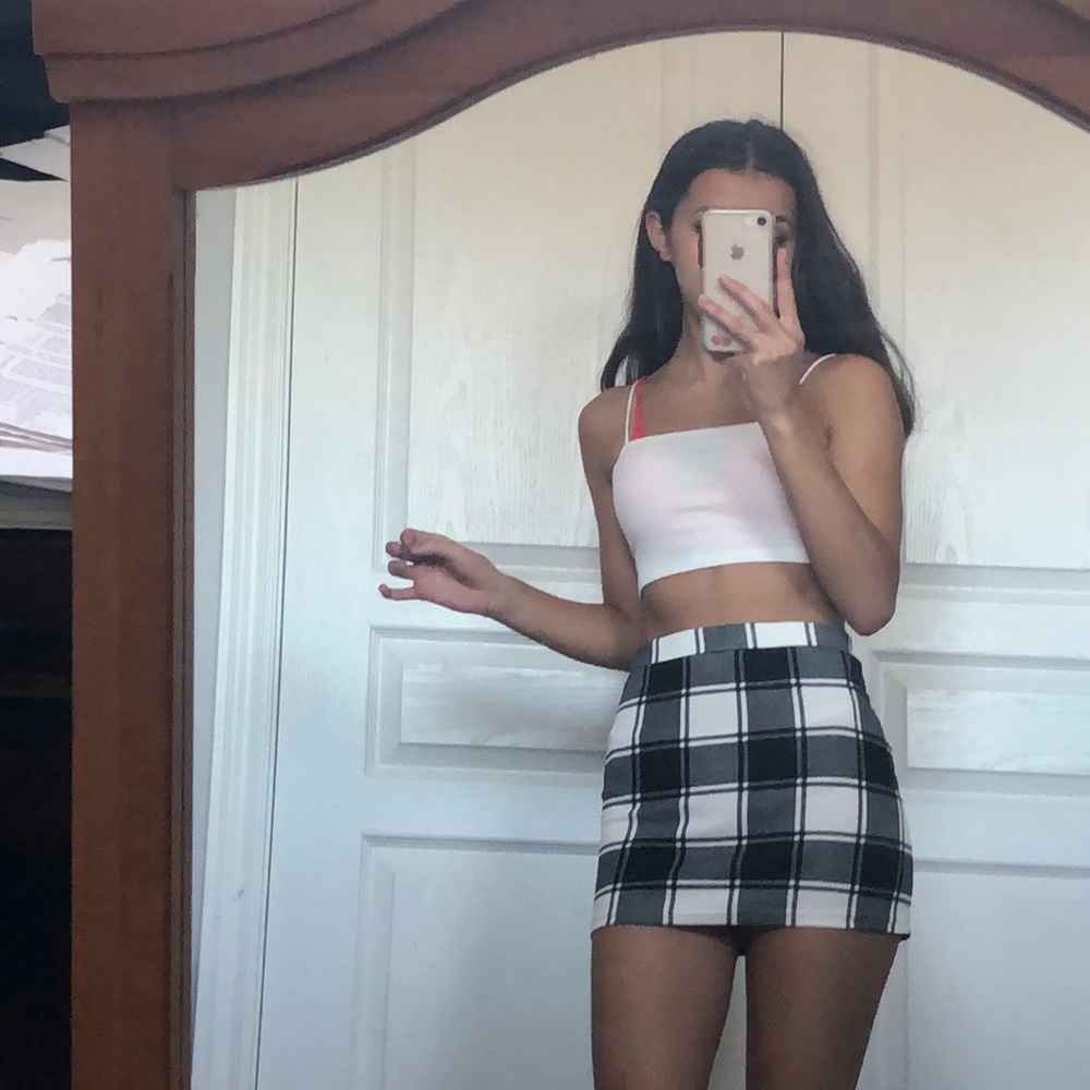 Plaid Mini skirt